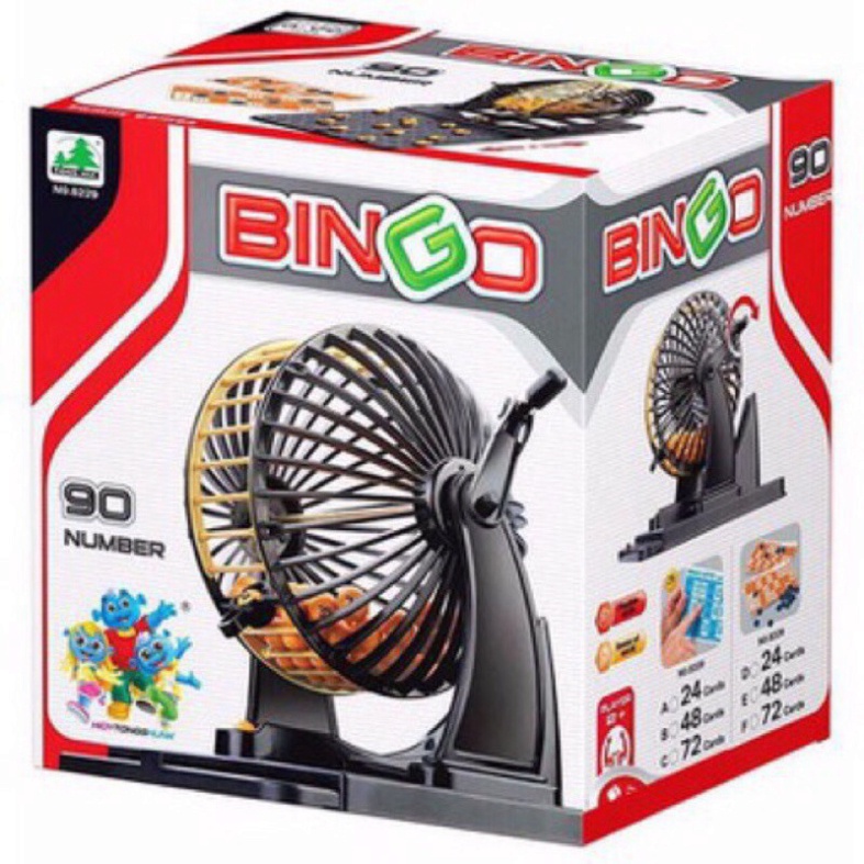 Bingo BINGO Drum Toy Set With 90 Numbers Extremely Fun -Ksgck | Shopee ...