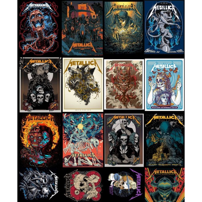 Sticker pack band Western metallica graftac sticker For laptop Helmet ...