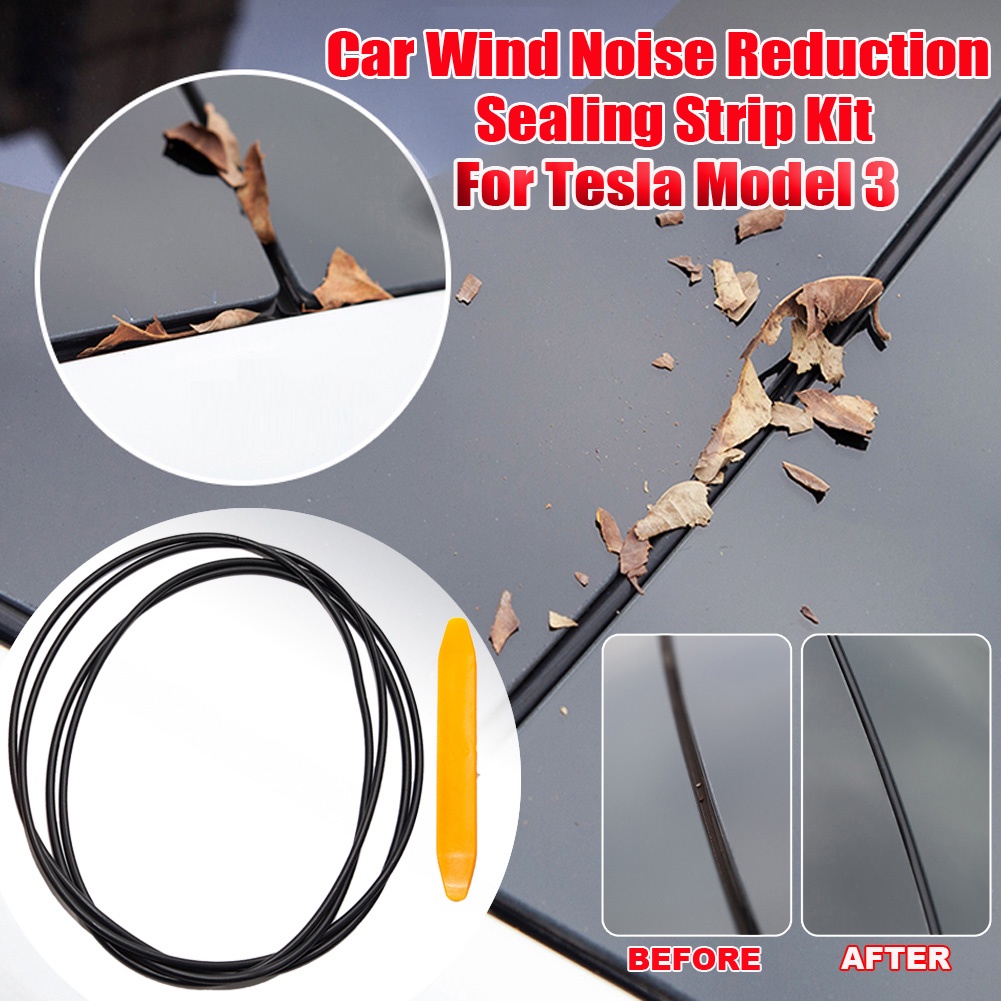 ＞Sunroof Rubber Seal Strip Wind Noise Reduction Kit AntiDust Skylight