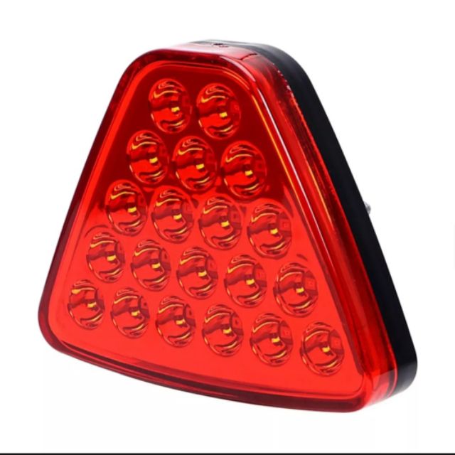 Car Rear Light With Red Triangle LED 20 Lights Very Bright. | Shopee ...