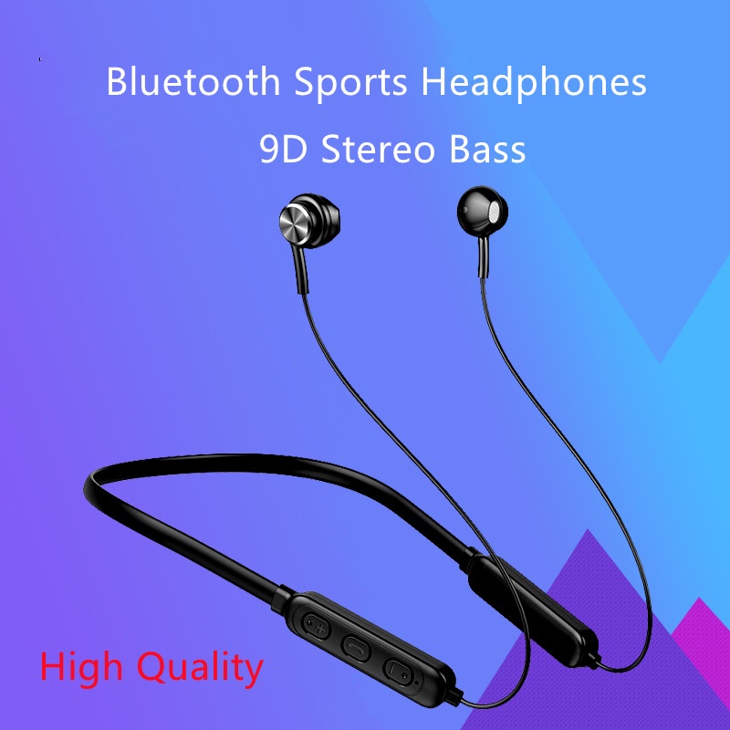 New 5.0 NeckMounted Wireless Bluetooth Headset Universal Headset High