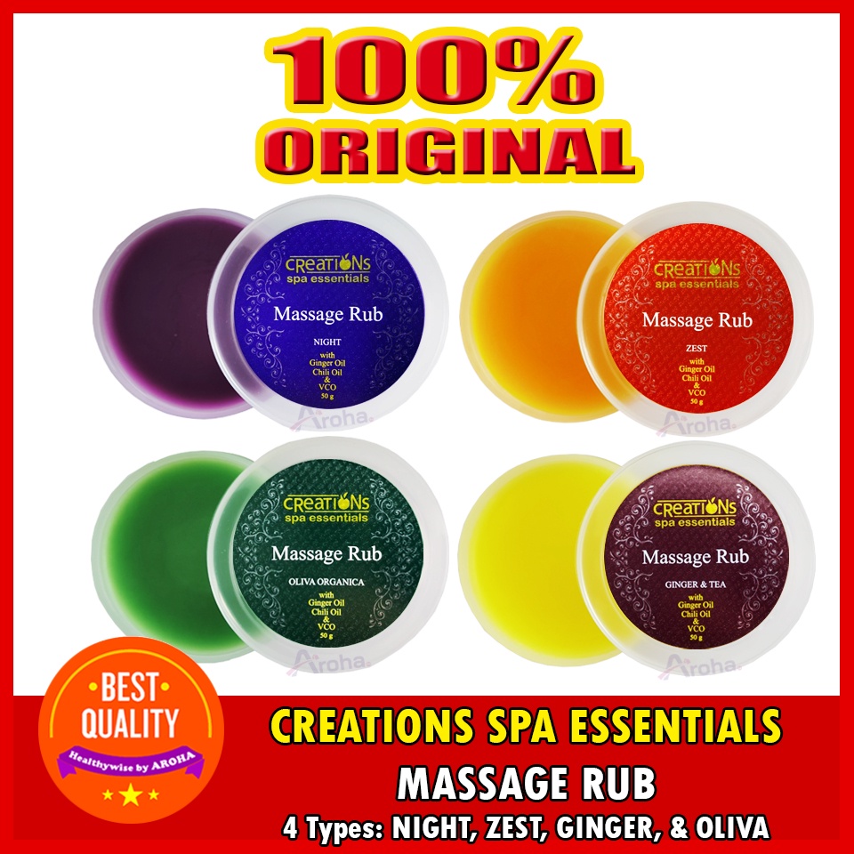 Creations Spa Essentials Pain Relief Rub / Meiyi Massage Rub 50g