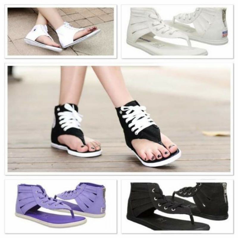 Converse open store toe sandals