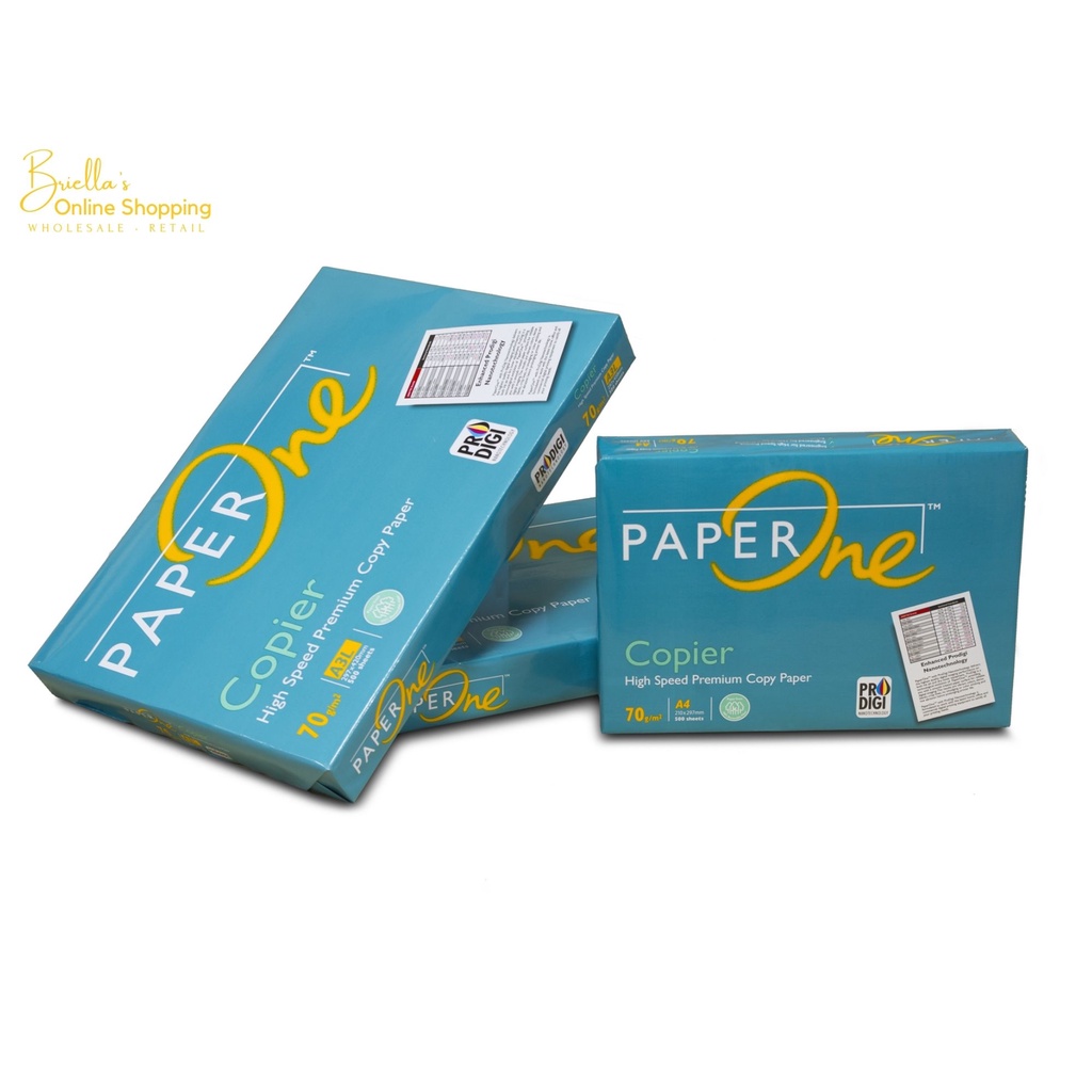 PaperOne Copier 70 GSM 500 SHEET QTO A4 F4 Shopee Philippines
