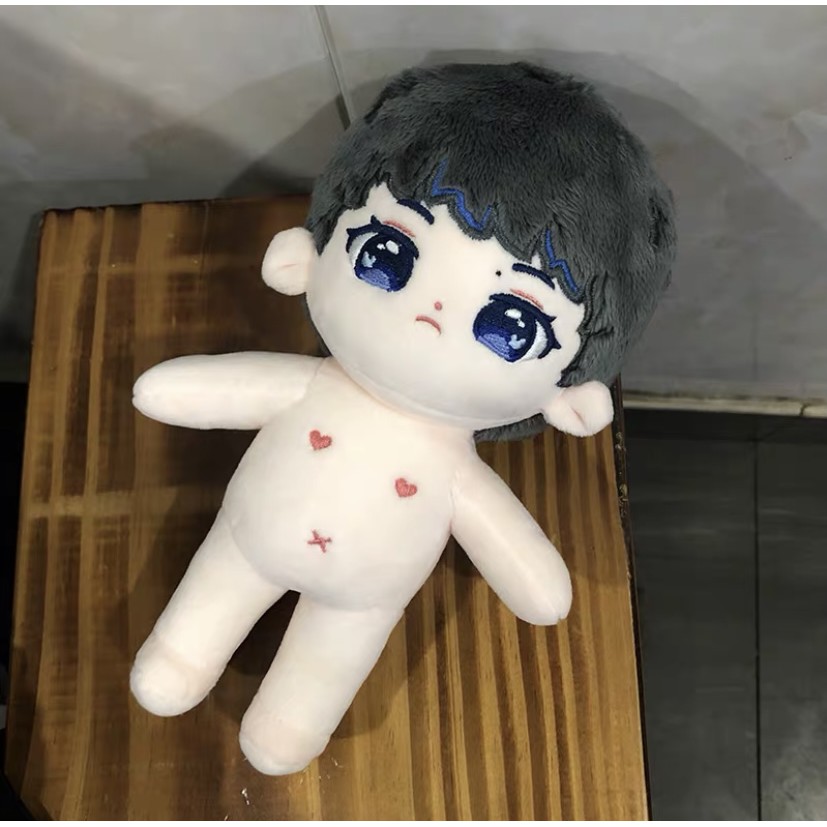 Cm Wang Yibo Doll Cotton Doll Humanoid Doll Cartoon Star Same Style Q Version Plush Toy