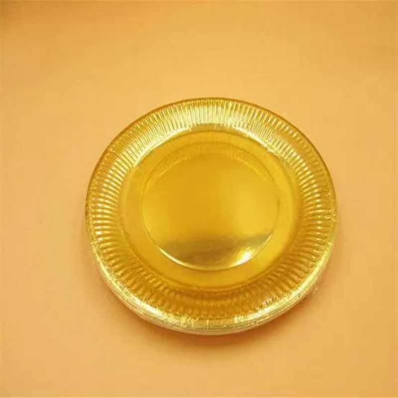 paper cup/plate gold silver 10pcs per pak birthday party needs