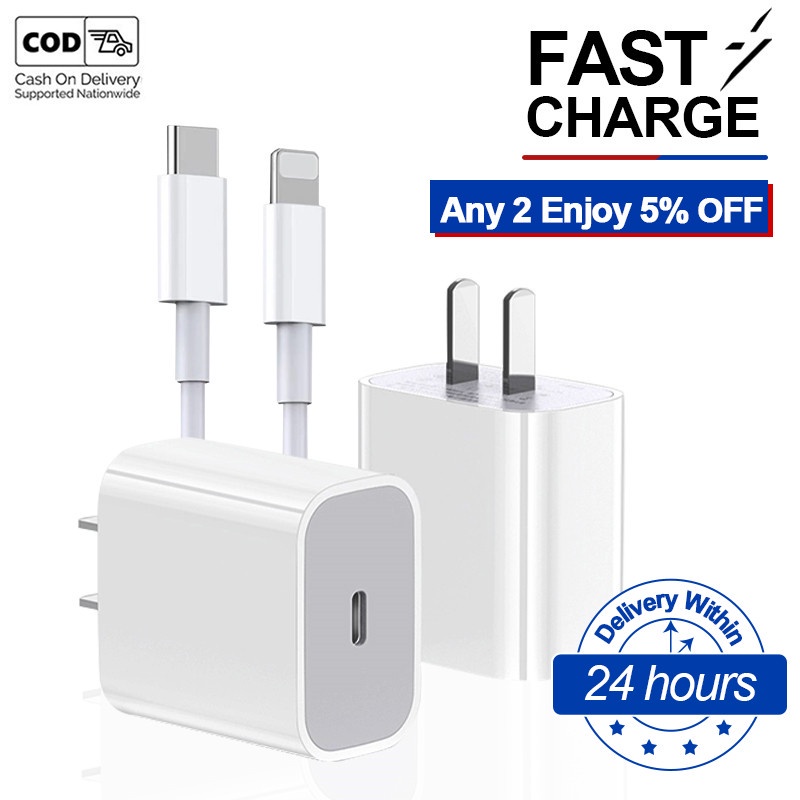 MFI Certified Charger Cable 20W 35 Watts Fast Charging Adapter 1M 2M PD