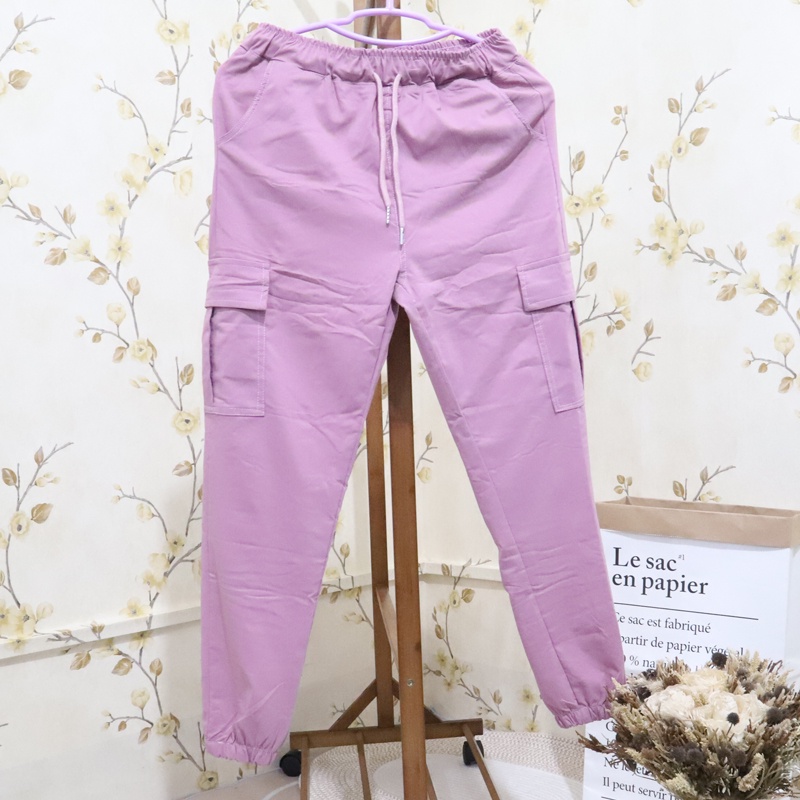 168[pregem20]Women's Pants Korean Style Ladies Garter Plain Cotton Knit ...