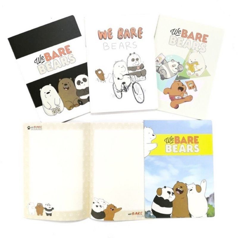 Unicorn /We Bare bears big size Notebook notebook | Shopee Philippines