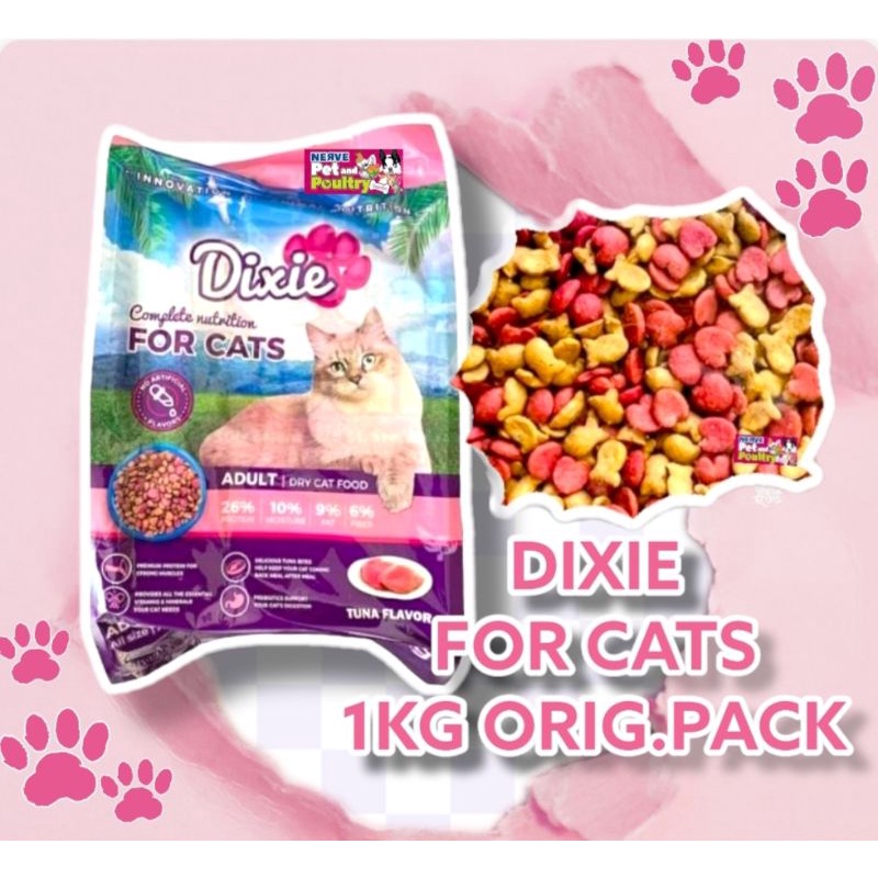 DIXIE CAT 1KG ORIGINAL PACKAGING TUNA CAT FOOD Shopee Philippines