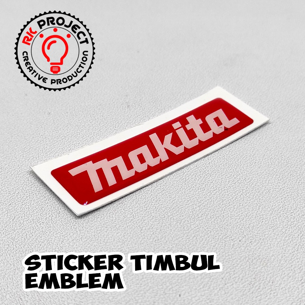 Makita Sticker Embossed Flexible Resin Emblem Shopee Philippines