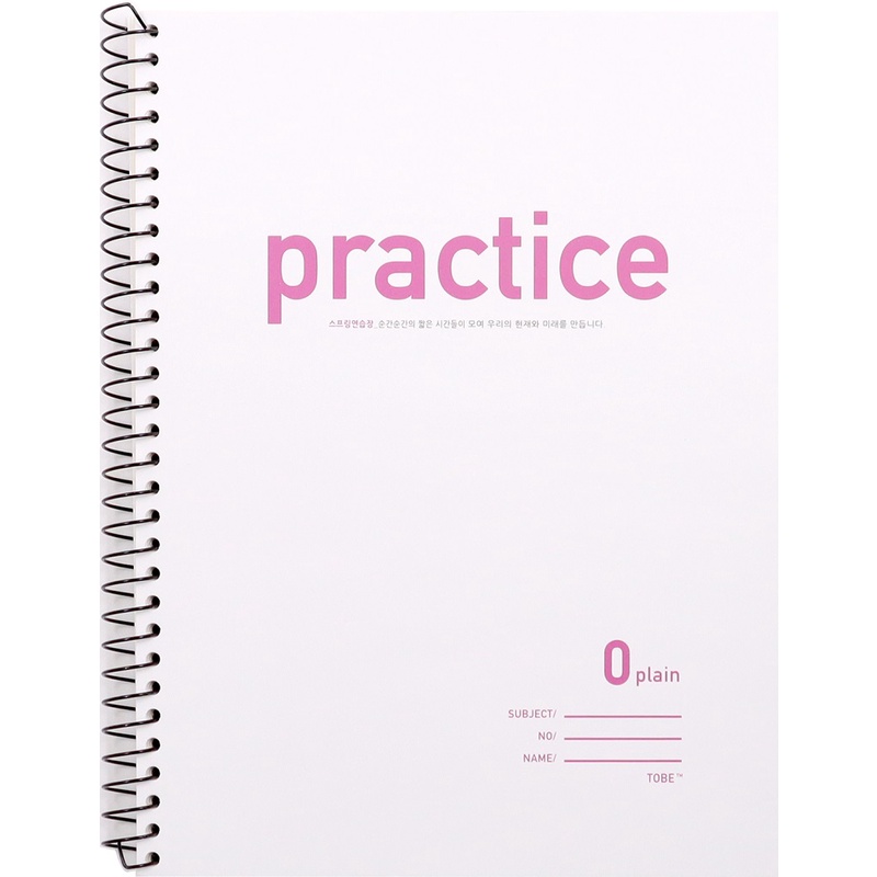 Practice Note Book No-Line-Made in korea (TOBENO21057) | Shopee Philippines