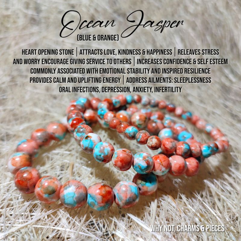 Healing ocean jasper hot sale stone bracelet