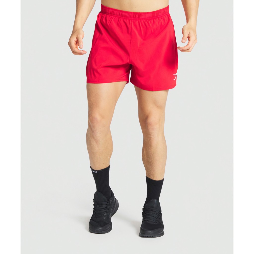 ORIGINAL GYMSHARK MENS ARRIVAL 5 SHORTS - RED