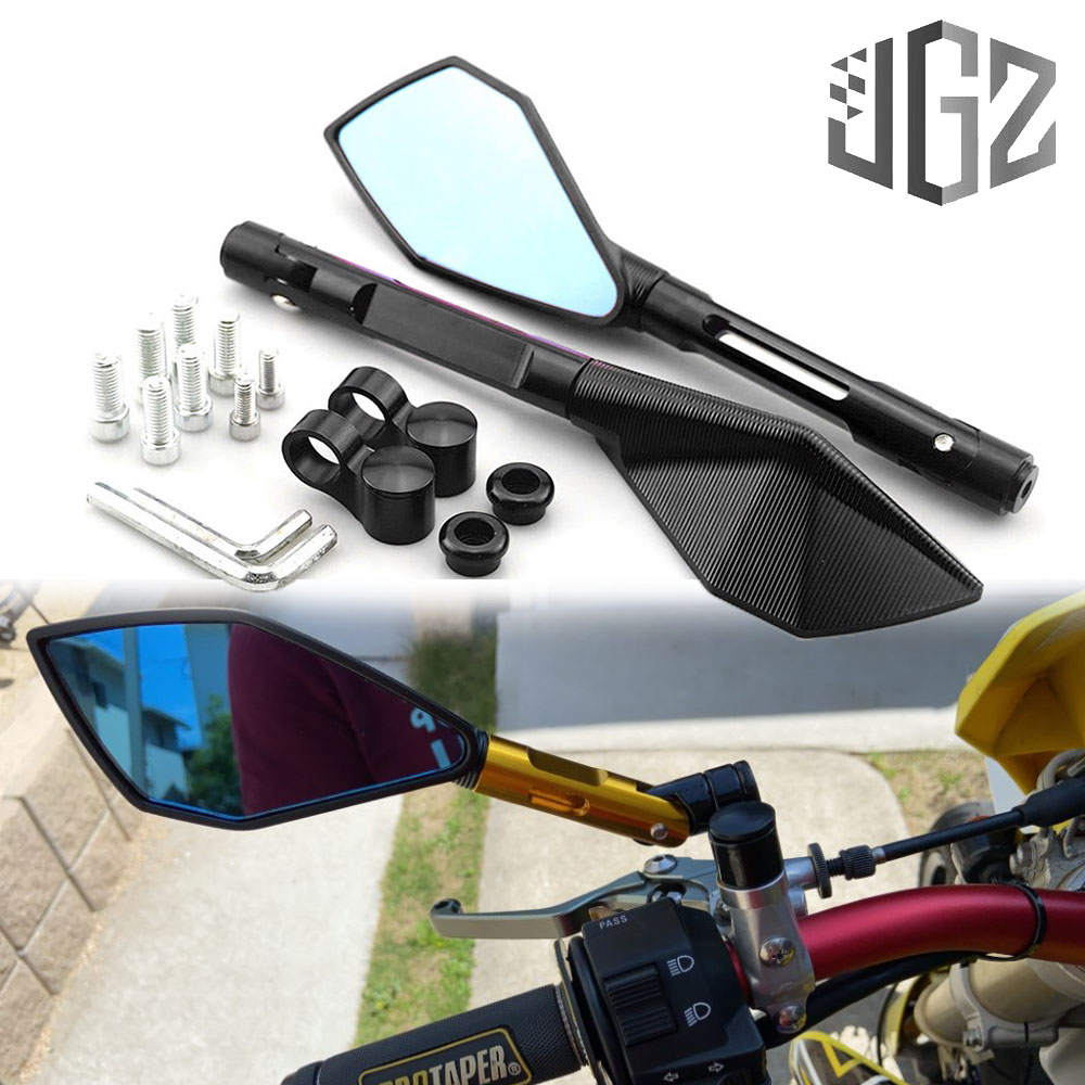 rizoma side mirror full cnc for aerox/sniper 150 Motorcycle Rear