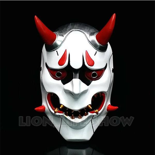 Japanese Buddhist Evil Oni Noh Hannya Mask Halloween Props Cosplay