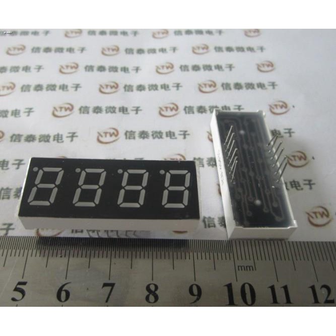 ⊙ Common negative digital tube 0.4 inch red 4-bit common negative ...