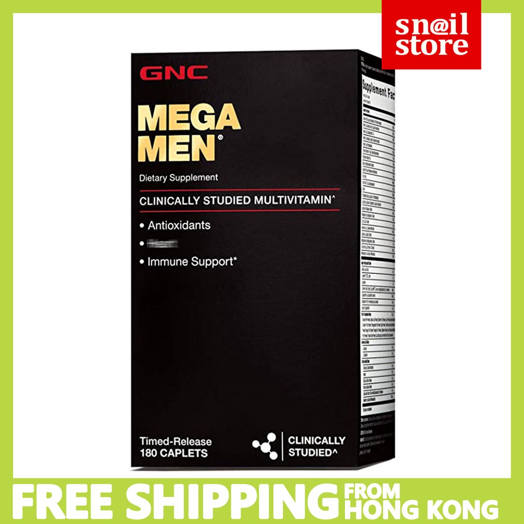 GNC Mega Men Clinically Studied Multivitamin TimeRelease (EXP 2026