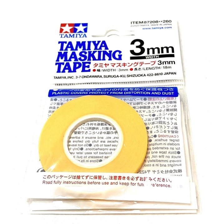 Tamiya 87033 Masking Tape Refill Roll - 6mm Wide, Made In Japan, Perfect For Models