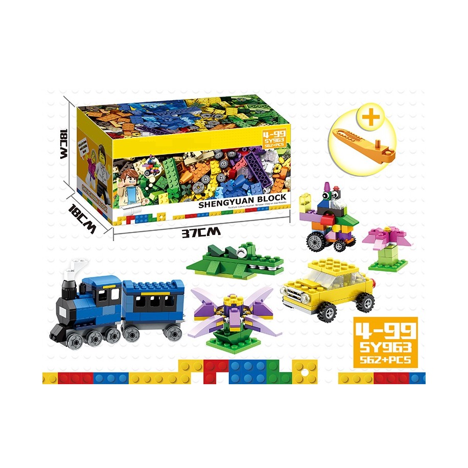 SY 963 Independent Building Blocks The Number Of 562 Pieces | Shopee ...