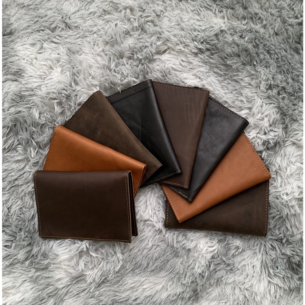 Large Minimalist Passport Holder (100 Genuine Leather) Shopee Philippines