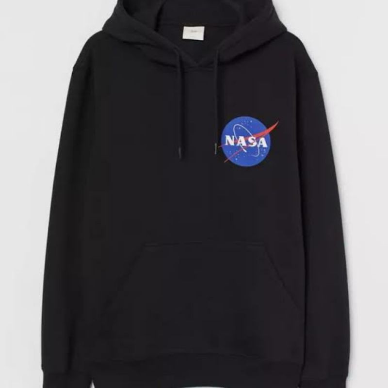 Pay In Place HOODIE Hxm NASA WORLD Black FREE Plastic PAPERBAG H M Shopee Philippines