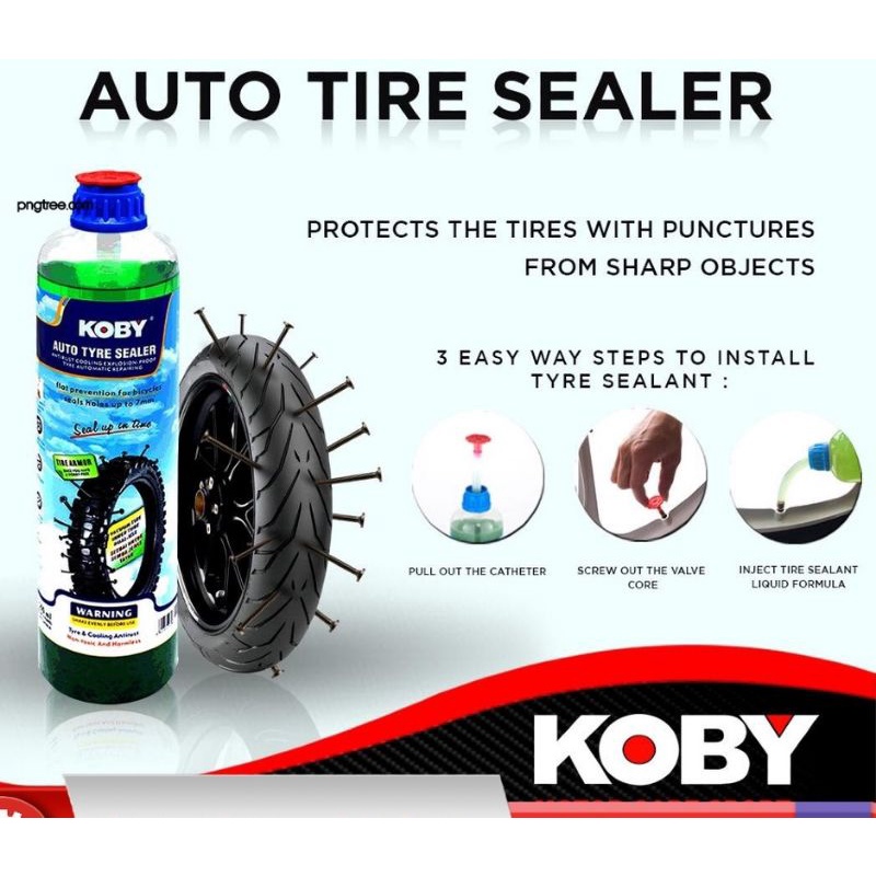 Tire Bead Sealer Universal Flat Tire Puncture Repair Sealant 400ml