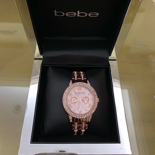 Bebe on sale watch gold