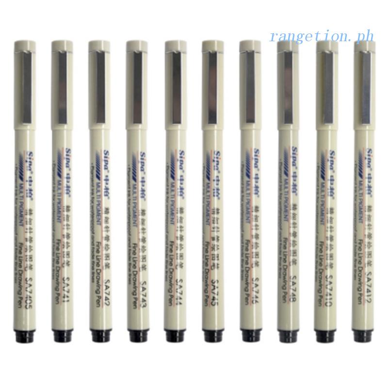 RAN Professional Drawing Pens 10 Different Pen Tips Multipurpose