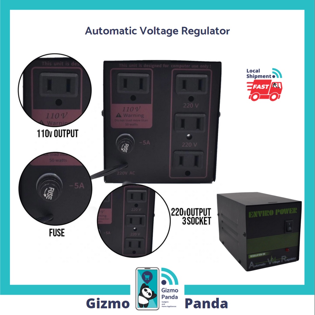 500W Enviro Power Regulator w/ 220V 110V Automatic Voltage Regulator