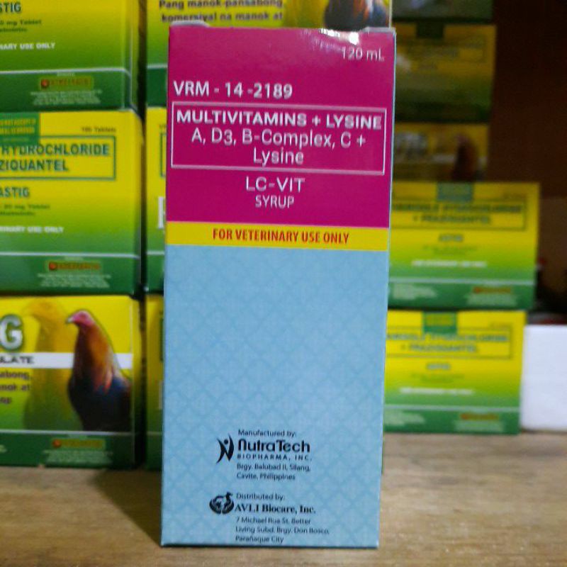 MULTIVITAMINS+LYSINE LCVIT 120ml Shopee Philippines