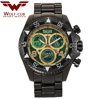 WOLF CUB Relogio Masculino Mens Fashion Creative Big Dial