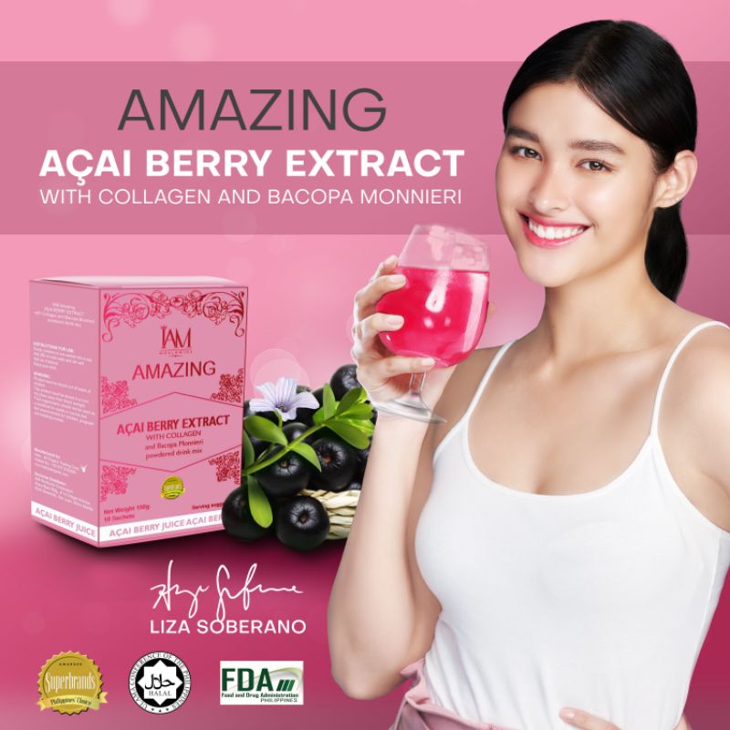 Acai Berry Extract with Collagen and Bacopa Monnieri | Shopee Philippines