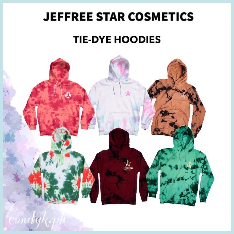 Jeffree star 2024 tie dye hoodie