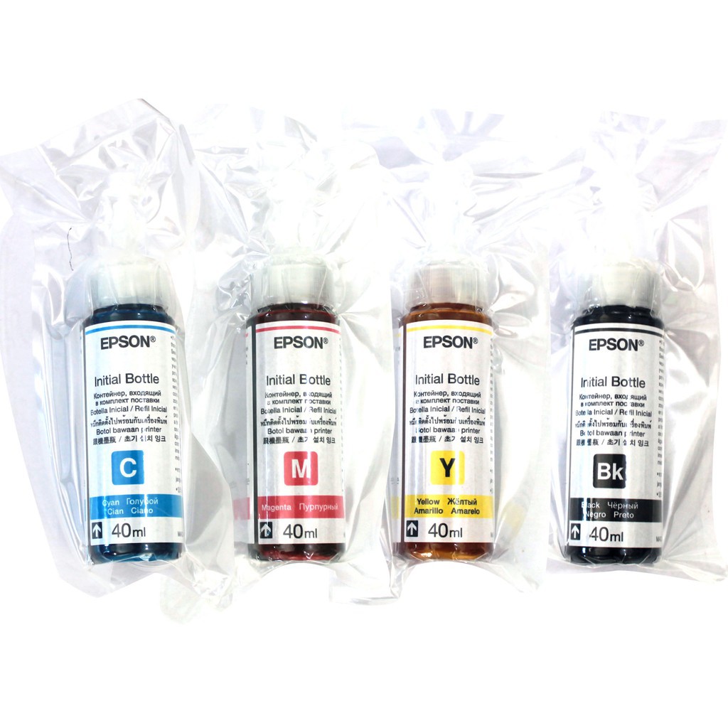 Epson Original Ink Set Cmyk 40ml Shopee Philippines 4658