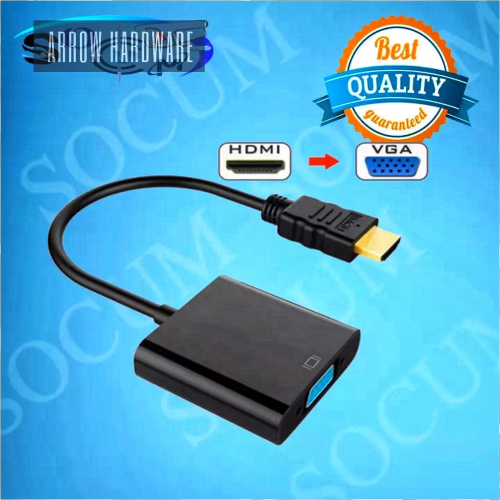 ( no audio )HDMI to VGA Converter Adapter | Shopee Philippines