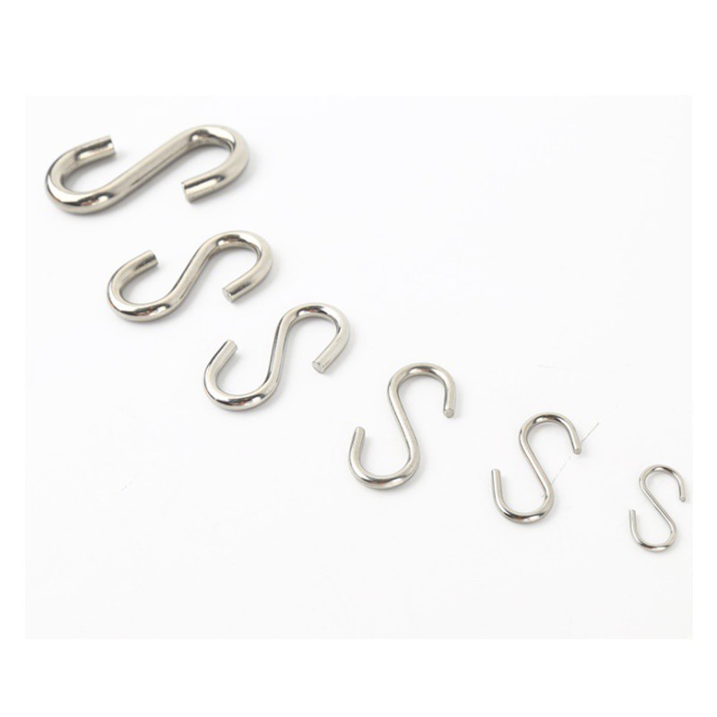 Ready Stock S Hook Heavy Duty M2 M3 M4 M5 M6 M8 M10 304 Stainless Steel 