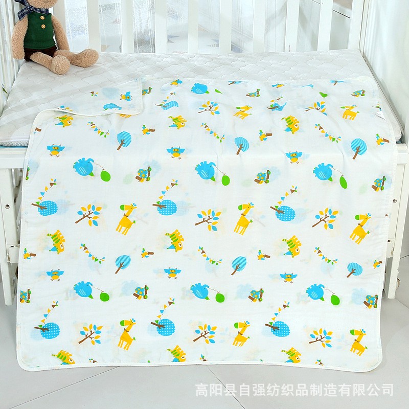 BABA Baby Infant Muslin Blanket Swaddle 100 Cotton Soft Lampin