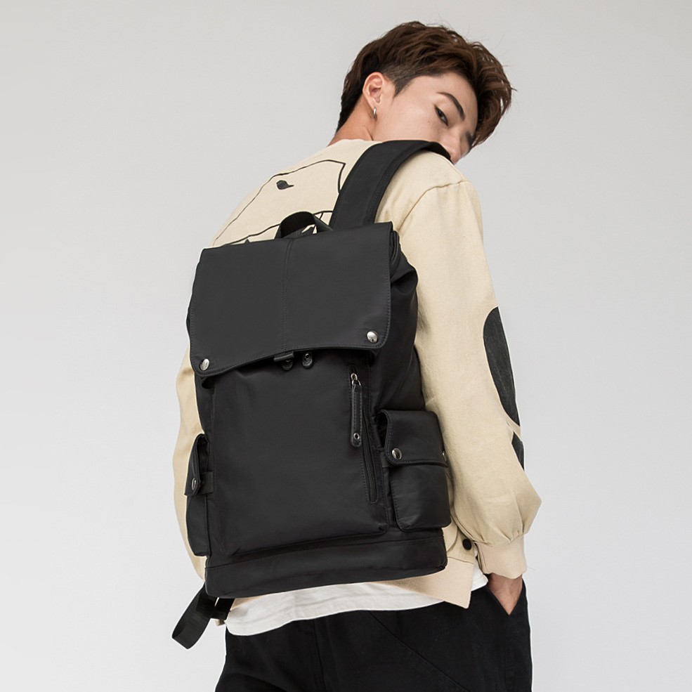 BOSTANTEN new male trend Korean backpack simple waterproof casual nylon large capacity travel bag Shopee Philippines