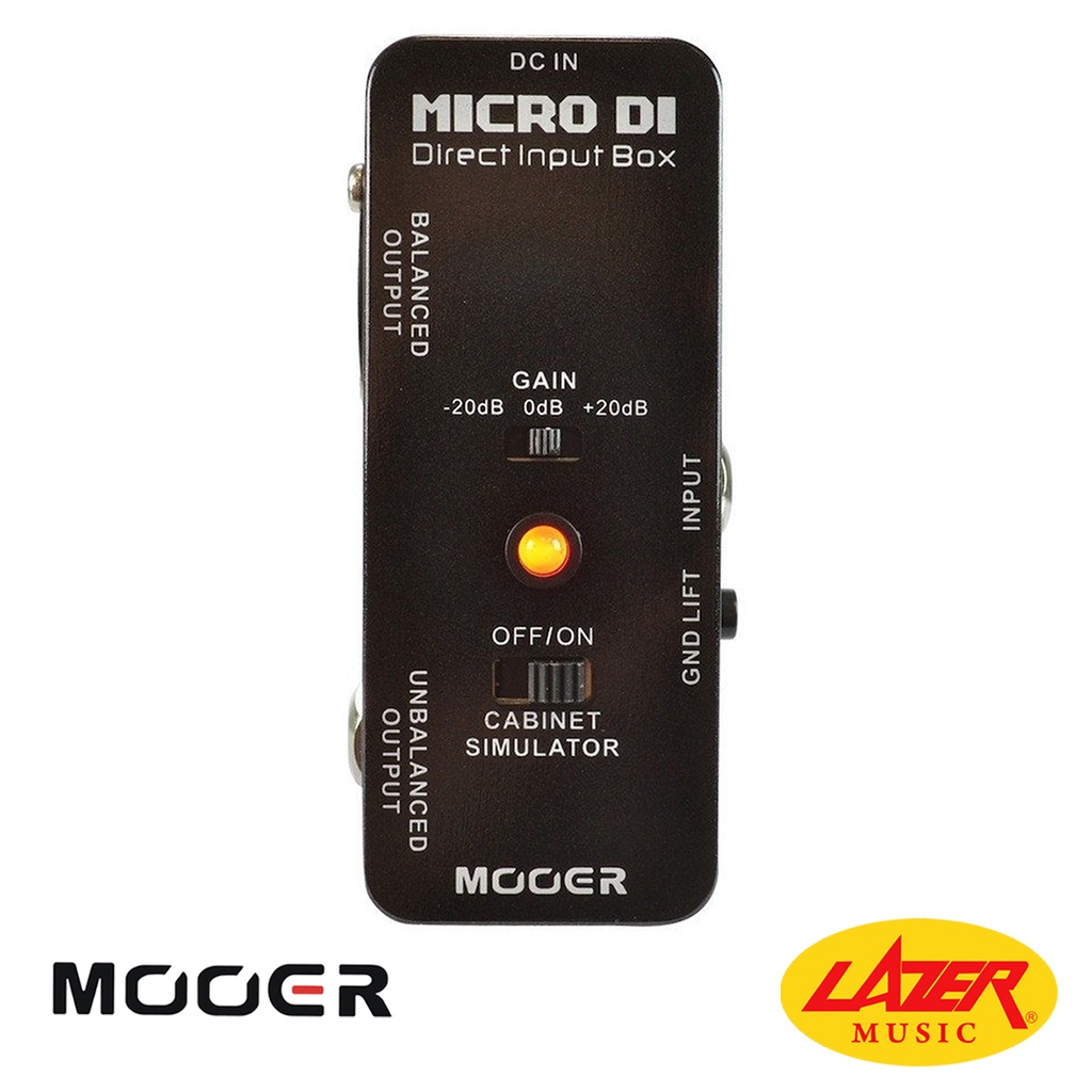 Mooer MICRO DI Smart DI Box With Ultra Low Distortion (MICRO DI ...