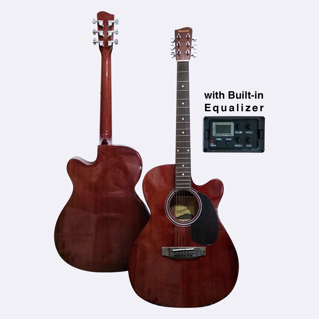 Savannah Acoustic Guitar with Built-in Equalizer SGO-16CE (1096-8 ...