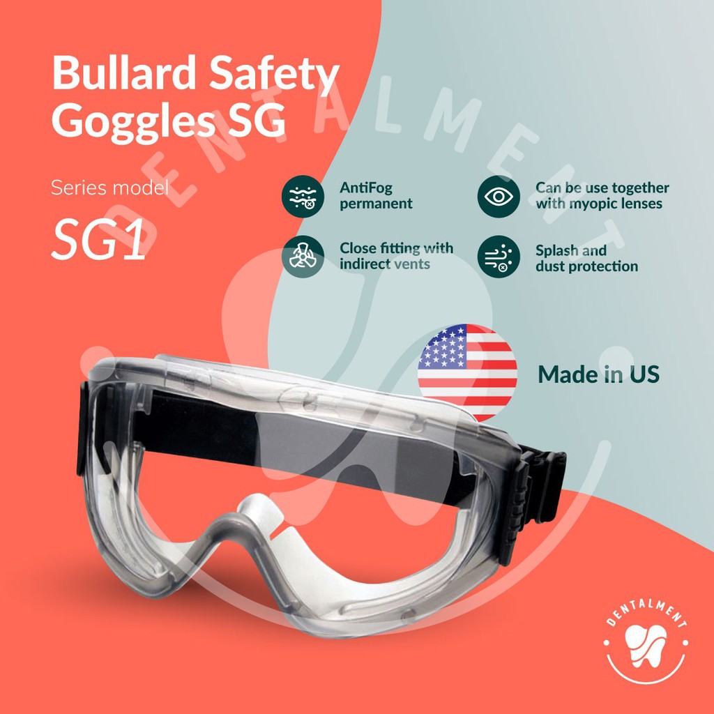 Bullard Safety Goggles (medical Google) Alternative Uvex | Shopee ...