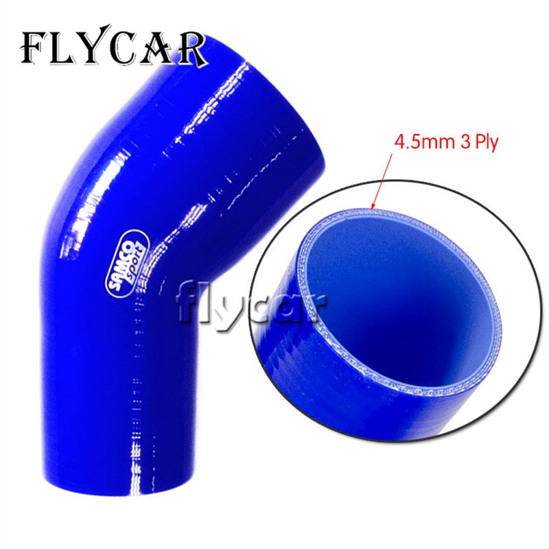 SAMCO 45 Degree Silicone Reducer Hose Car Air Intake Tube Turbo Coupler