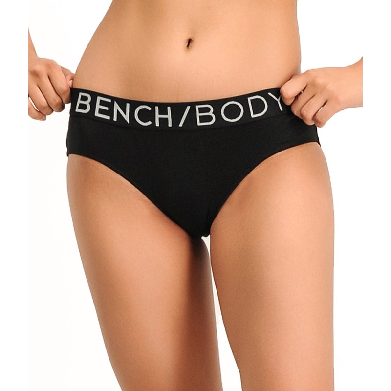 Bench Women Underwear Pack of 3 Cotton Knickers Ladies Mid Rise