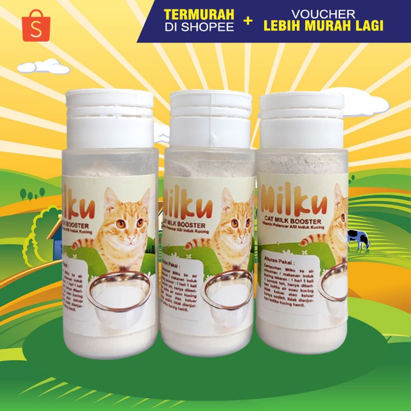 Milku Cat Breast Milk Enhancer Vitamins Medicine For Smoothing Cat