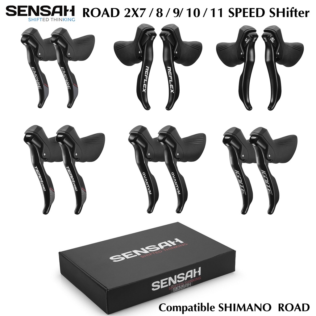 SENSAH bike shifter Road Bike Shifter 2x7/2x8/2x9/2x10/2x11 Speed