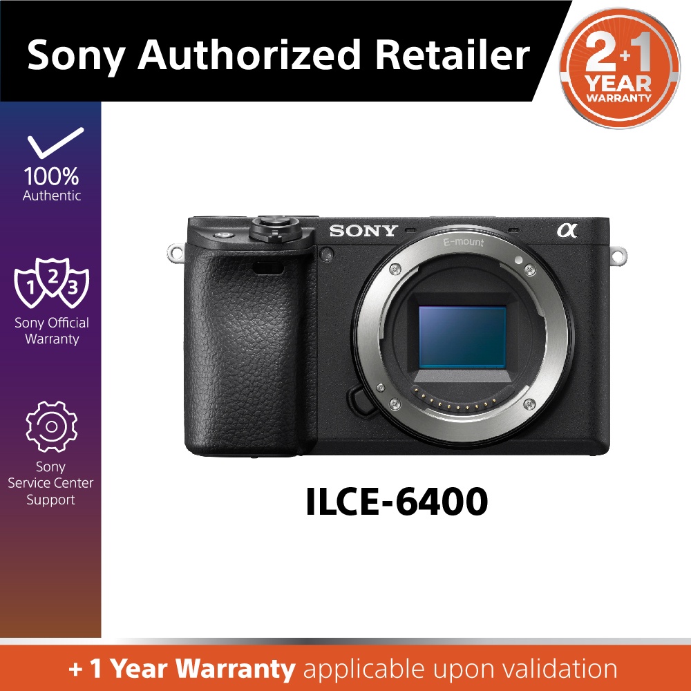 Sony Alpha ILCE-6400/ A6400 24MP APS-C Mirrorless Camera Body Only ...