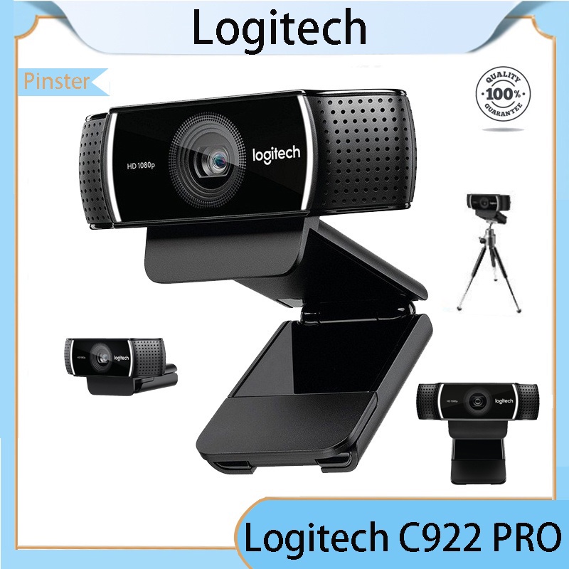 Logitech C922 PRO autofocus built-in microphone webcam with stand ...