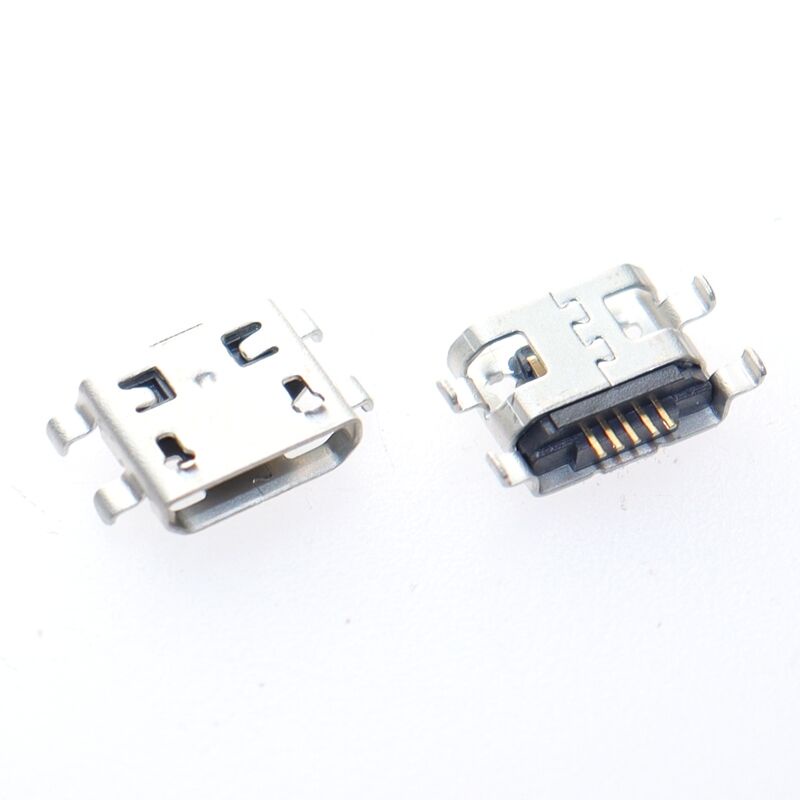 50pcs Micro USB 5 Pin B Type Female Connector For Mobile Phone Micro ...