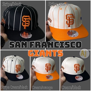 San Francisco Giants New Era Logo Grand Snapback Cap Hat Charcoal Oran –  THE 4TH QUARTER